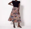 Cleobella Jodie Ankle Skirt In Mirage Print In Multi