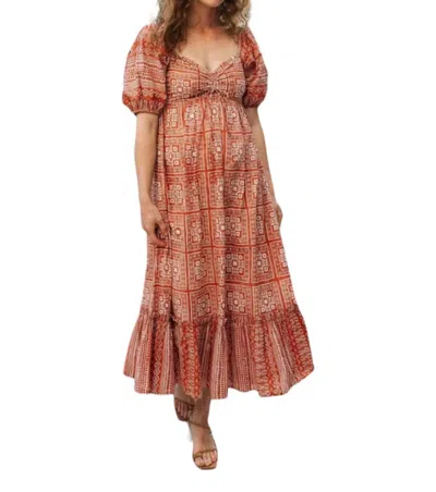Cleobella Joely Midi Dress In Tomar Print In Multi
