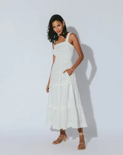 Cleobella Jolene Midi Dress In White