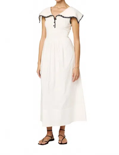 Cleobella Jordon Ankle Dress In Ivory In White