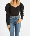 Cleobella Judith Top In Black In Black