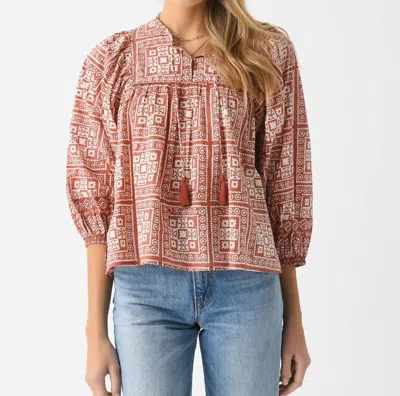 Cleobella Justine Blouse In Tomar Print In Multi