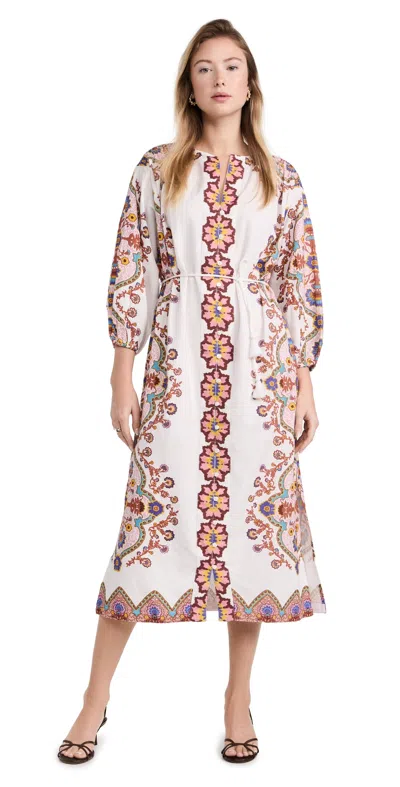 Cleobella Kaila Midi Kaftan Lagos Print In Multi