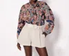Cleobella Karla Blouse In Mirage Print In Multi