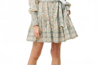Cleobella Karli Mini Dress In Kaia Print In Gray