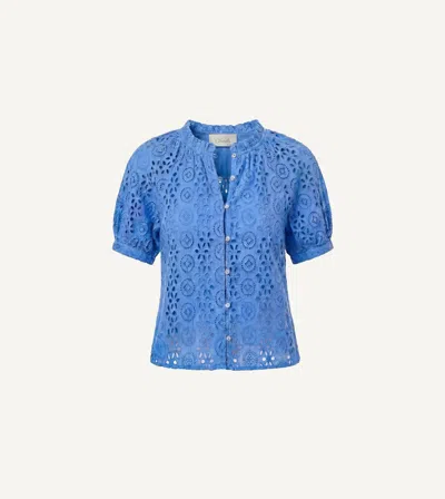 Cleobella Kate Blouse | Blue Bonnet