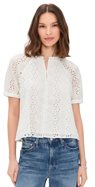 Cleobella Kate Blouse Ivory In White