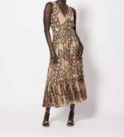 Cleobella Kay Midi Dress In Saguaro Print