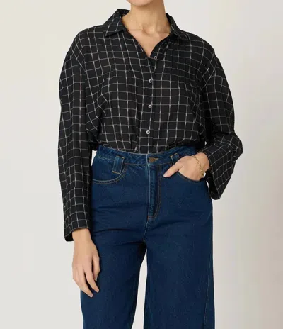 Cleobella Keira Long Sleeve Blouse In Blue
