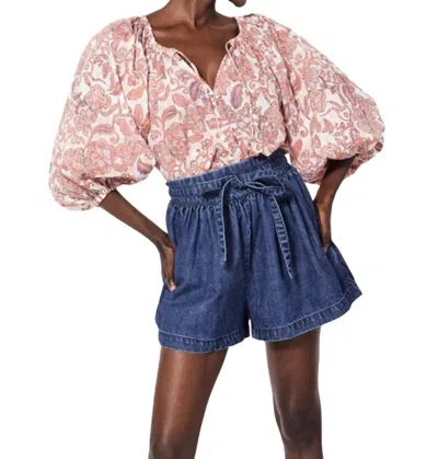 Cleobella Kyla Blouse In Amara Floral Print In Multi
