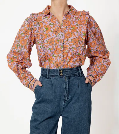 Cleobella Laine Blouse In Aurora