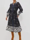 Cleobella Lara Dress In Sabina In Blue