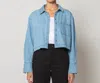 Cleobella Laurel Blouse In Light Denim