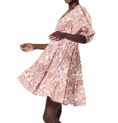 Cleobella Lavinia Mini Dress In Amara Floral In Pink