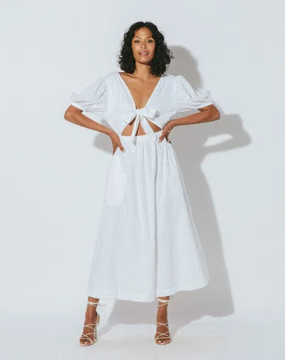 Cleobella Leanna Ankle Dress In White
