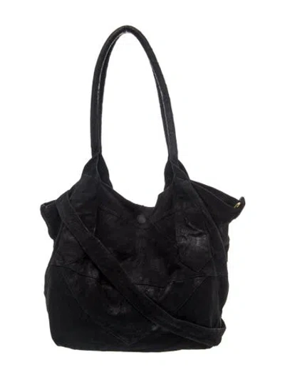Pre-owned Cleobella Leather Shoulder Bag In Black