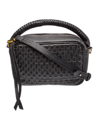 Pre-owned Cleobella Leather Shoulder Bag In Black