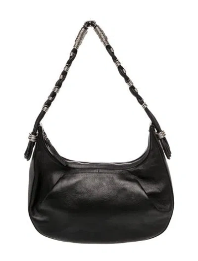 Pre-owned Cleobella Leather Shoulder Bag In Gray