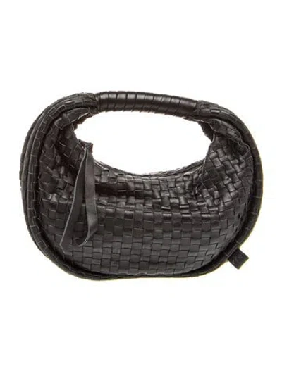 Pre-owned Cleobella Leather Top Handle Bag In Black