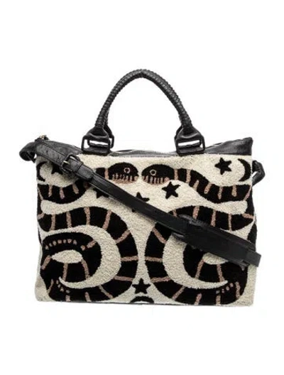 Pre-owned Cleobella Leather Top Handle Bag In Black