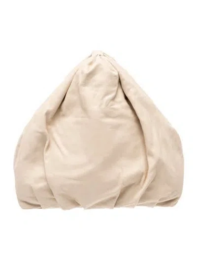 Pre-owned Cleobella Leather Top Handle Bag In Neutrals