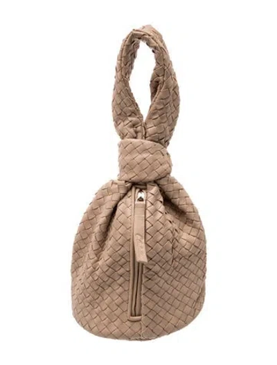 Pre-owned Cleobella Leather Top Handle Bag W/ Tags In Neutral