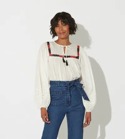 Cleobella Lena Blouse In White