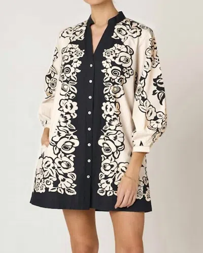 Cleobella Lilian Mini Dress In Botanico In Animal Print