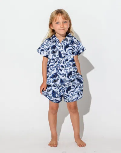 Cleobella Littles Littles Azulejo Set | Azulejo In Blue