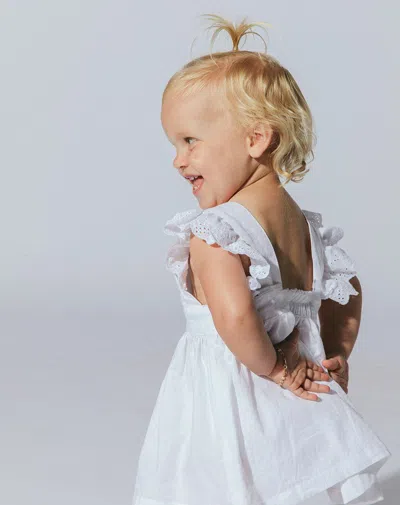 Cleobella Littles Littles Ellyse Mini Dress In White