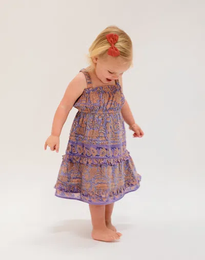 Cleobella Littles Littles Jolene Dress In Purple