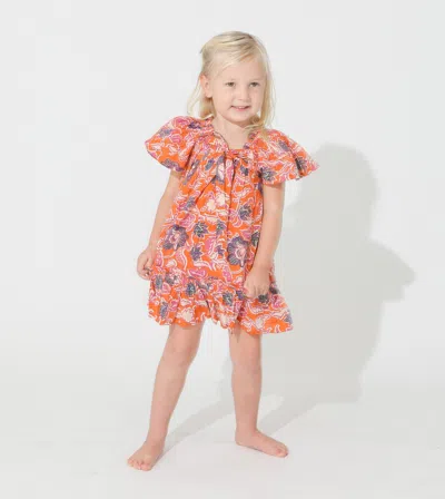 Cleobella Littles Littles Valencia Dress In Orange