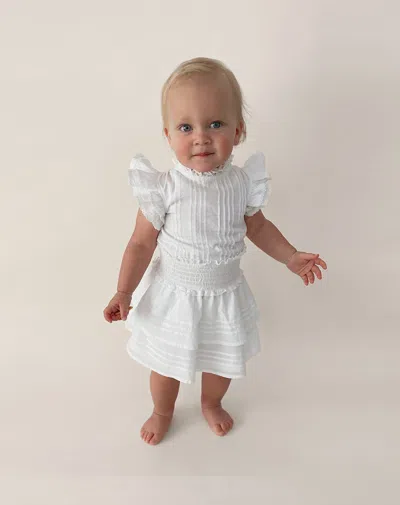 Cleobella Littles Littles Versailles Dress In White
