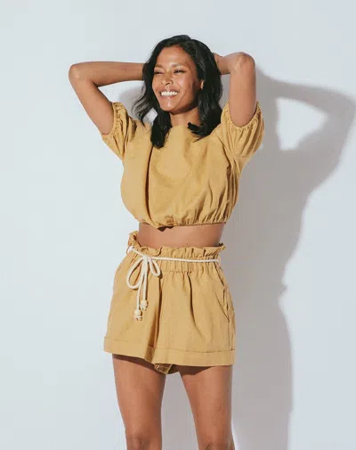 Cleobella Logan Short In Brown