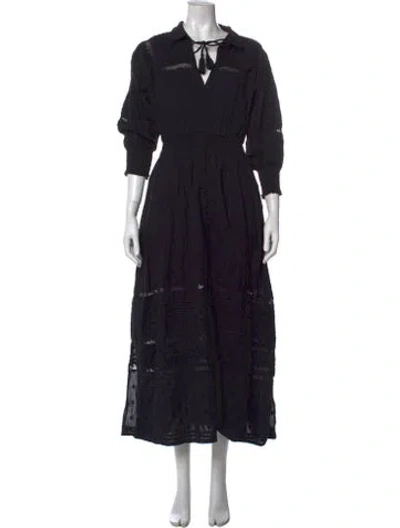 Pre-owned Cleobella Long Dress In Black