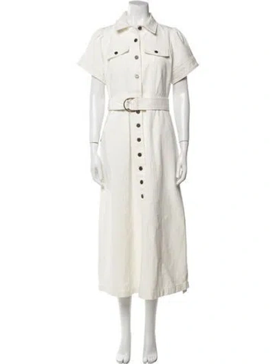 Pre-owned Cleobella Long Dress In Neutral