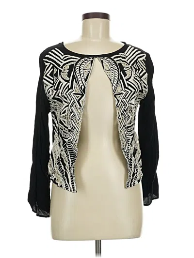Pre-owned Cleobella Long Sleeve Blouse In Black