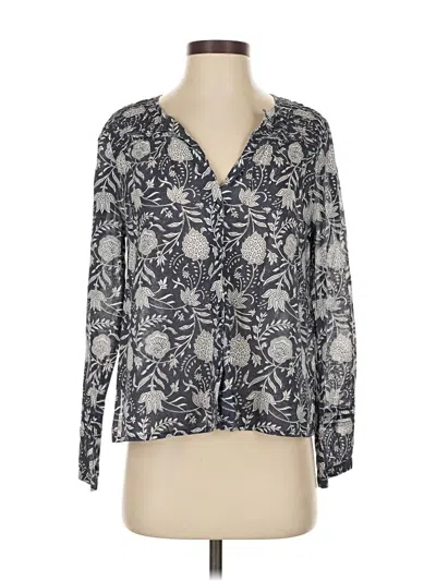 Pre-owned Cleobella Long Sleeve Blouse In Gray