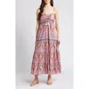 Cleobella Loraine Midi Dress Mahal Print In Mahal Print