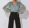 Cleobella Loretta Blouse In Iris Floral Print In Multi