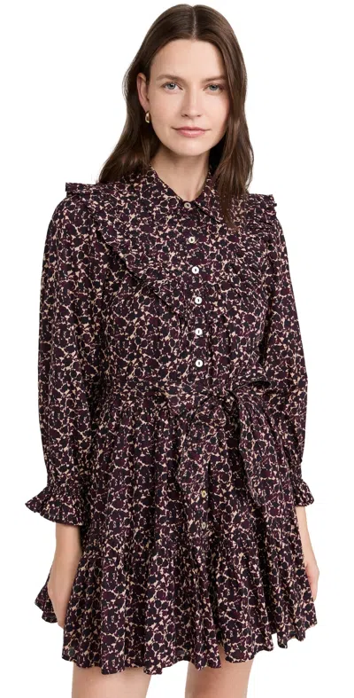 Cleobella Lotte Mini Dress Medici Print In Multi