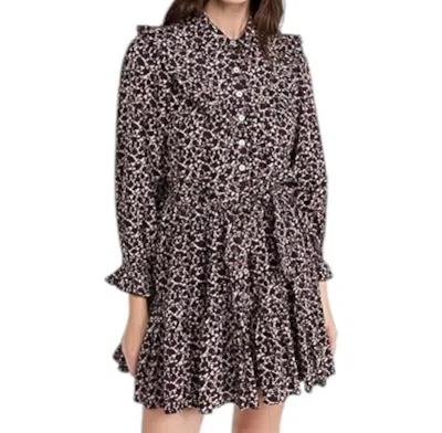 Cleobella Lottie Mini Dress In Medici Print In Multi