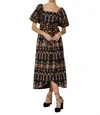 Cleobella Lucia Midi Dress In La Vie Print In Multi