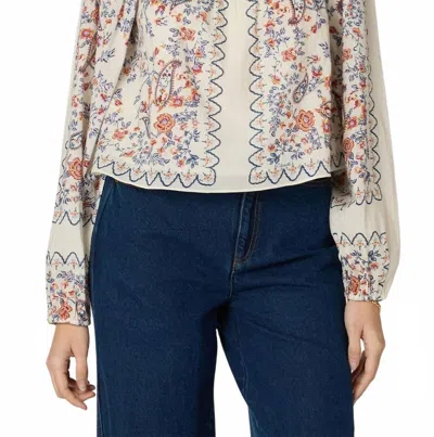 Cleobella Lucille Off The Shoulder Blouse In La Ramos In Neutral