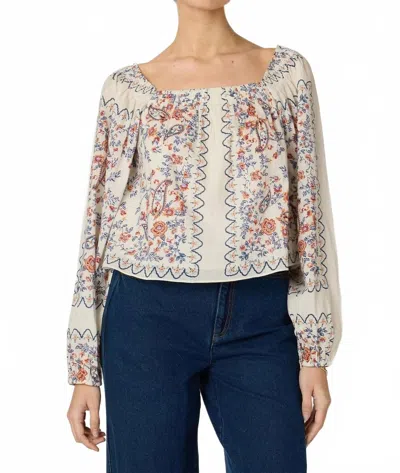 Cleobella Lucille Long Sleeve Blouse In La Ramos Print In Multi