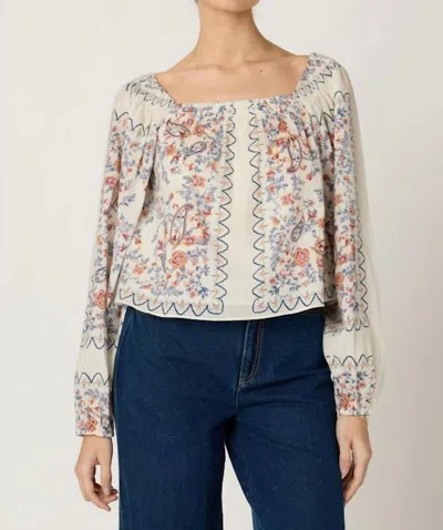 Cleobella Lucille Off The Shoulder Blouse In La Ramos In Multi