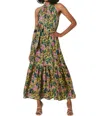 Cleobella Luella Ankle Dress In Indo Block Print In Multi