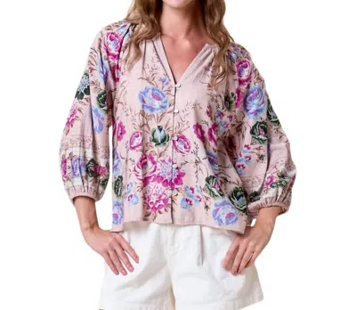 Cleobella Luella Button-down Blouse In Silva Print In Multi