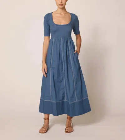 Cleobella Luna Ankle Dress In Bluefin