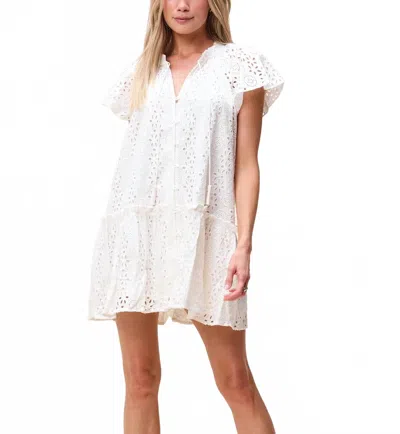Cleobella Lydia Mini Dress In Ivory In White
